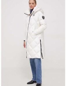Pernata jakna Blauer za žene, boja: bijela, za zimu