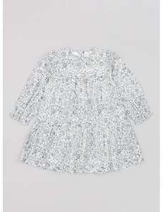 Dječja haljina zippy boja: bijela, mini, širi se prema dolje