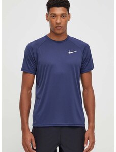 Majica kratkih rukava za trening Nike boja: tamno plava, bez uzorka