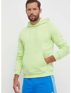 Dukserica adidas Originals za muškarce, boja: zelena, s kapuljačom, bez uzorka