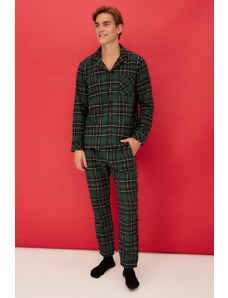 Muška pidžama Trendyol TMNAW22PT1080/Green
