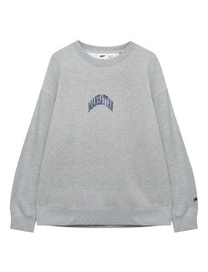 Pull&Bear Sweater majica mornarsko plava / siva melange