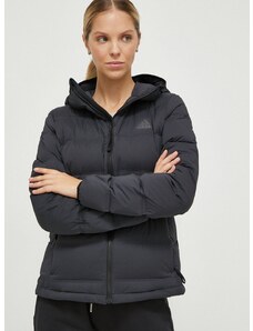 Pernata jakna adidas za žene, boja: crna, za zimu