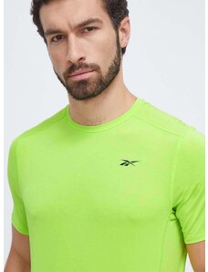 Majica kratkih rukava za trening Reebok Activchill boja: zelena, bez uzorka