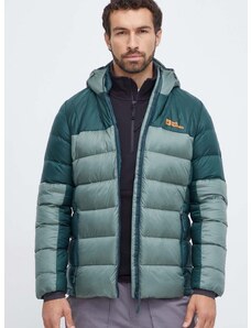 Sportska pernata jakna Jack Wolfskin Nebelhorn boja: zelena
