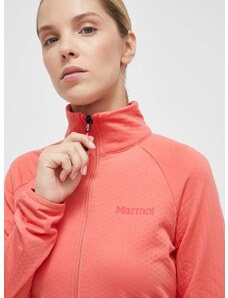 Sportska dukserica Marmot Leconte Fleece boja: narančasta, bez uzorka