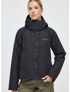 Sportska pernata jakna Marmot Chelsea boja: crna, za zimu