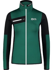 Nordblanc Zelena ženska jakna od powerfleece-a COMBINATION
