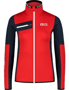 Nordblanc Crvena ženska jakna od powerfleece-a COMBINATION