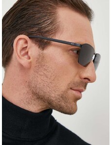 Sunčane naočale Armani Exchange za muškarce, boja: siva