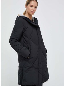 Pernata jakna Roxy za žene, boja: crna, za zimu