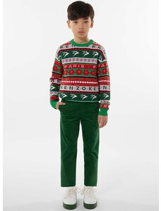 Dječji džemper Kenzo Kids boja: zelena