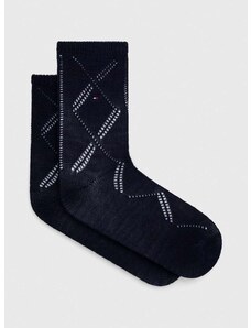 Čarape Tommy Hilfiger za žene, boja: tamno plava