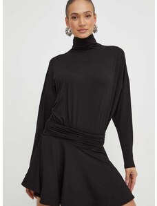 Haljina Pinko boja: crna, mini, oversize, 102193 A1DE