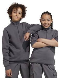 Dječja dukserica adidas Originals boja: siva, s tiskom