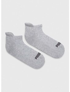 Čarape Puma za žene, boja: siva