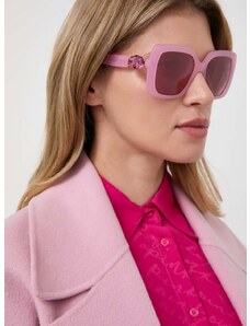 Sunčane naočale Swarovski 5679538 LUCENT za žene, boja: ružičasta