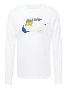 Nike Sportswear Majica 'CONNECT' senf / svijetlosiva / petrol / bijela