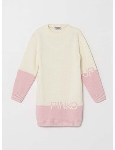 Dječja hakjina s primjesom vune Pinko Up boja: ružičasta, mini, ravna