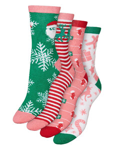 Set od 4 para ženskih viskokih čarapa Vero Moda