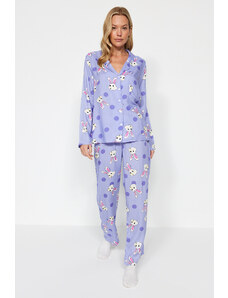 Ženska pidžama Trendyol Rabbit patterned