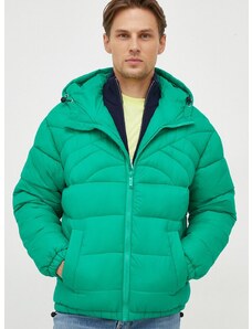 Jakna United Colors of Benetton za muškarce, boja: zelena, za zimu, oversize