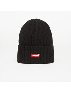 Levi's Essential Ribbed Batwing Beanie Black