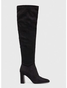 Čizme Steve Madden Somerville za žene, boja: crna, s debelom potpeticom, SM19000041