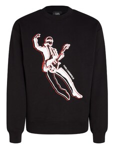 Karl Lagerfeld Sweater majica 'Rocks' crna
