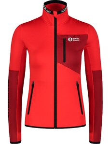 Nordblanc Crvena ženska jakna od powerfleece-a HEATUP