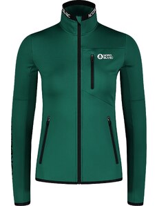 Nordblanc Zelena ženska jakna od powerfleece-a HEATUP