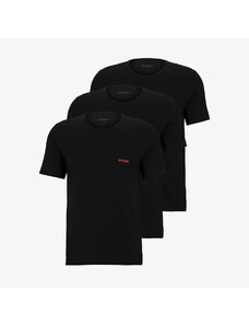 Hugo Boss Crew Neck Cotton T-Shirt 3-Pack Black