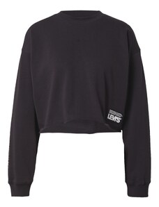 LEVI'S  Sweater majica 'GR Carla Raw Cut Crew' tamo siva / crna / bijela