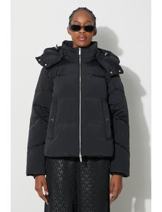 Pernata jakna Woolrich za žene, boja: crna, za zimu