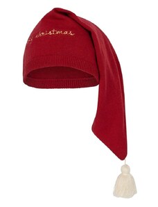 Pamučna kapa za djecu Konges Sløjd boja: crvena, od tanke pletenine, pamučna