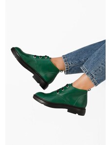 Zapatos Kožne ženske gležnjače Isara Zeleno