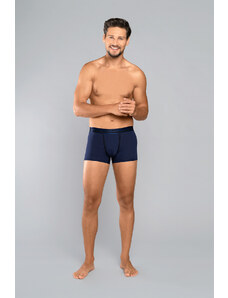 Italian Fashion Umberto Boxer Shorts - Navy Blue