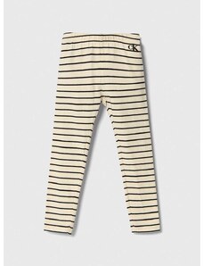 Dječje tajice Calvin Klein Jeans boja: bež, s uzorkom