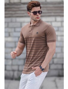 Madmext Brown Polo Men's T-Shirt 5238