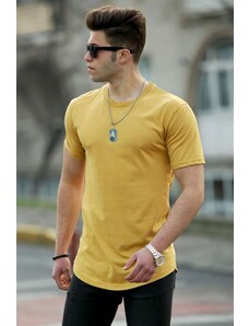 Madmext Osnovna žuta muška majica 4500