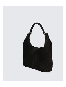 Stilska praktična crna kožna torba na rame Relic Two VERA PELLE