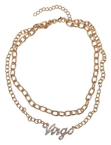 Urban Classics Accessoires Diamond Zodiac Golden Virgin Necklace
