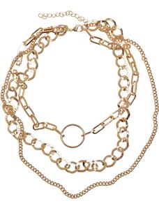 Urban Classics Accessoires Ring Layering Necklace - Gold Color
