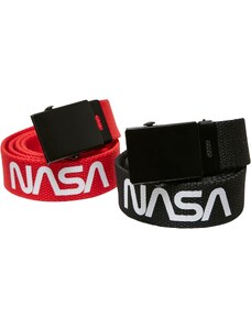 MT Accessoires NASA Belt Kids 2-Pack Black/Red