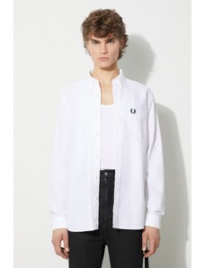 Pamučna košulja Fred Perry za muškarce, boja: bijela, regular, s button-down ovratnikom, M5684.100