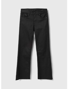 Dječje hlače Pepe Jeans boja: crna, bez uzorka