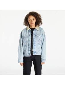 Calvin Klein Jeans Sherpa Denim Jacket Blue