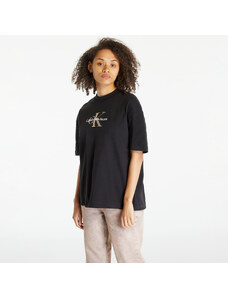 Calvin Klein Jeans Cotton Monogram T-Shirt Black