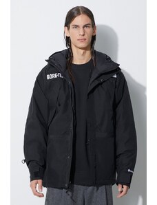 Jakna The North Face Gore - Tex Mountain Insulated Jacket za muškarce, boja: crna, za prijelazno razdoblje, oversize, NF0A831KJK31
