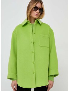 Košulja-jakna MAX&Co. x Anna Dello Russo boja: zelena, za prijelazno razdoblje, oversize